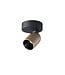 Artdelight Moderner LED Deckenstrahler Houston 1L - Schwarz/Champagner
