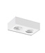 Artdelight Moderner LED Deckenstrahler Brooklyn 2L - Weiß