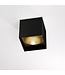 Artdelight Industrielle LED-Deckenleuchte Brock - Schwarz/Mattgold