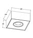 Artdelight Industrieller LED-Deckenstrahler Brooklyn 1L Dim to Warm - Weiß