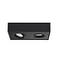 Artdelight Industrieller LED-Deckenstrahler Brooklyn 2L Dim to Warm - Schwarz