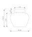 Artdelight Artdelight Elegante Glas-Deckenleuchte Windsor 18,5 cm - Weiß