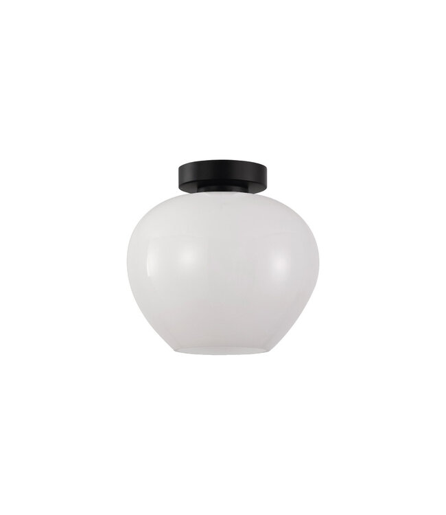 Artdelight Artdelight Elegante Glas-Deckenleuchte Windsor 24 cm - Weiß