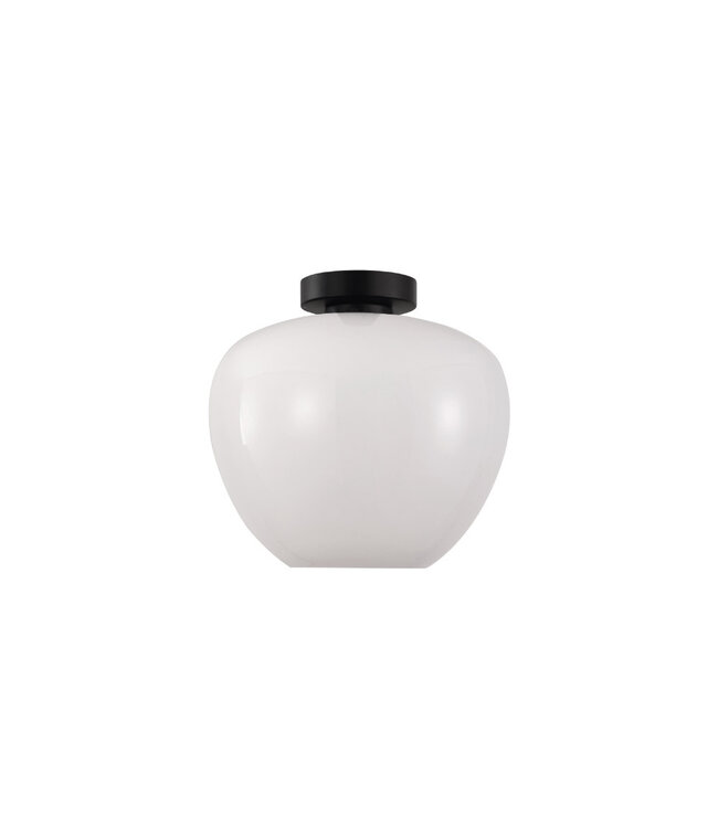 Artdelight Artdelight Elegante Glas-Deckenleuchte Windsor 29 cm - Weiß