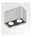 Artdelight Moderner Deckenstrahler Bronx 2L - Aluminium
