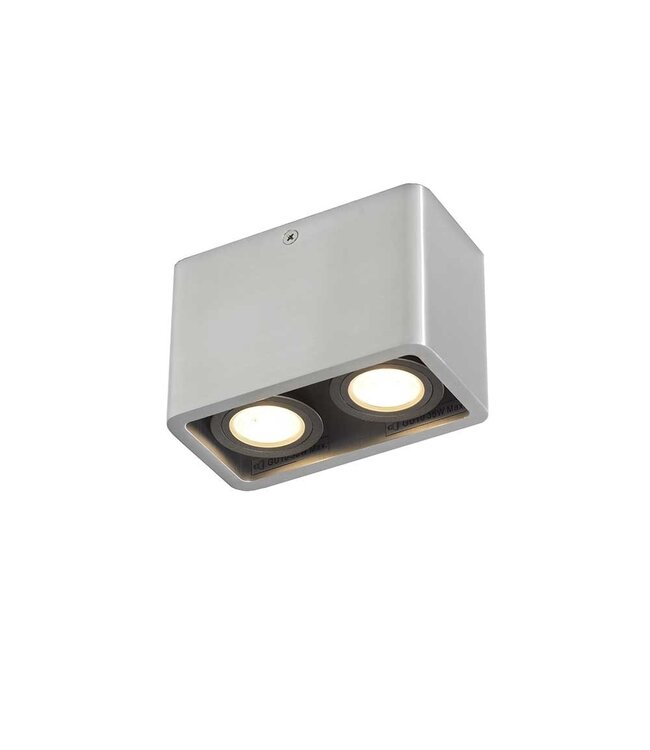 Artdelight Moderner Deckenstrahler Bronx 2L - Aluminium