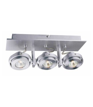 Artdelight Deckenstrahler Meist 3L - Aluminium