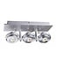 Artdelight Moderner Deckenstrahler Meist 3L - Aluminium