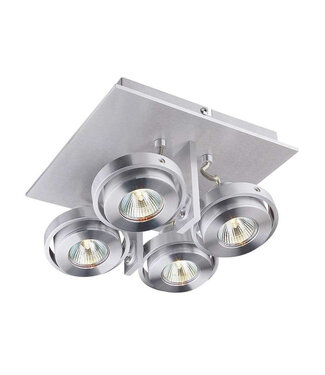 Artdelight Deckenstrahler Meist 4L - Aluminium