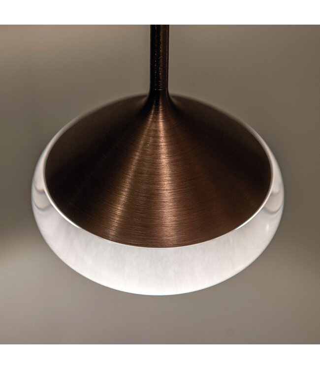Artdelight Artdelight Design-LED-Pendelleuchte Phoenix - Dunkelbronze