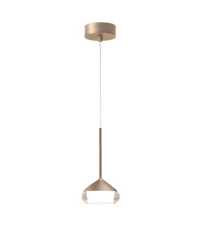 Artdelight Artdelight Design-LED-Pendelleuchte Phoenix - Champagner