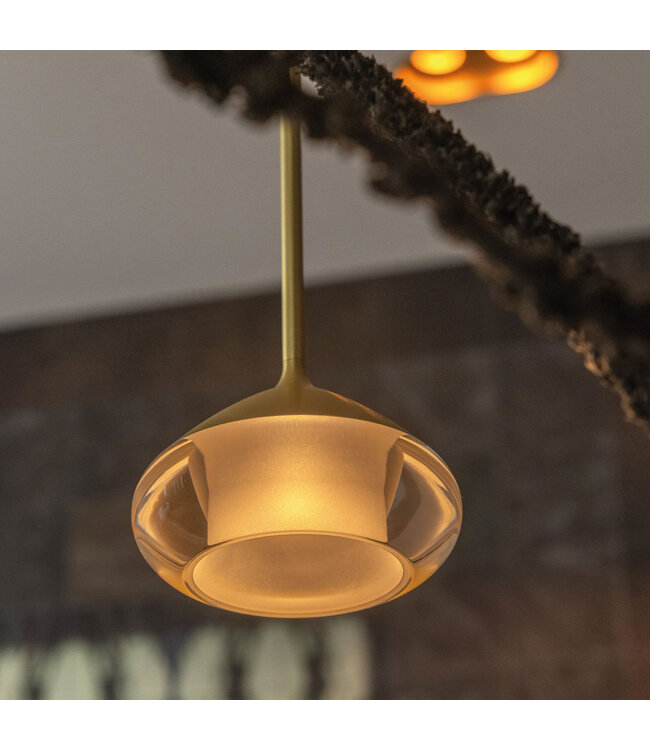 Artdelight Artdelight Design-LED-Pendelleuchte Phoenix - Gold