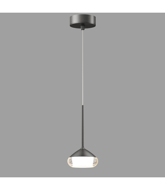 Artdelight Artdelight Design-LED-Pendelleuchte Phoenix - Stahlgrau