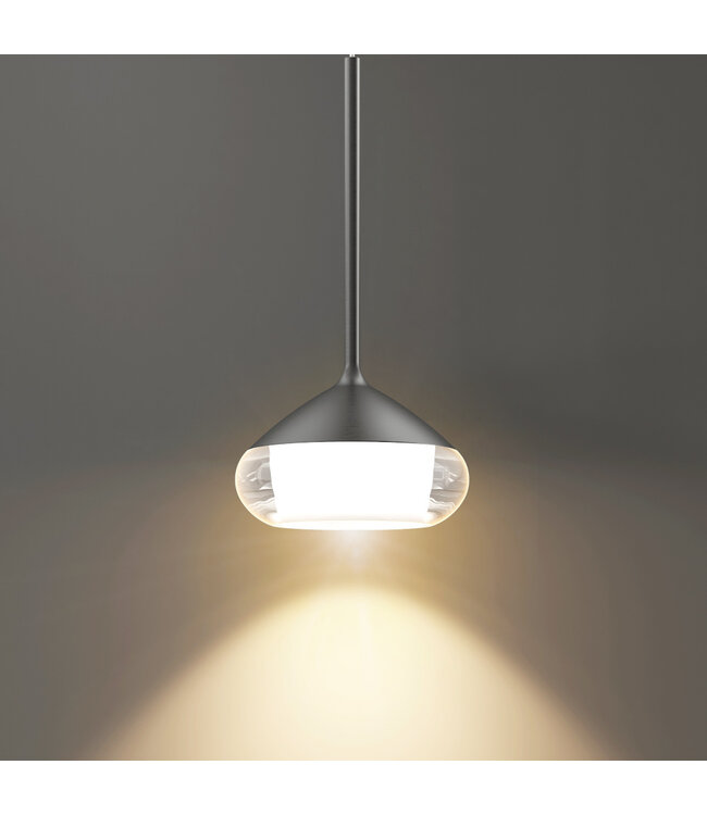Artdelight Artdelight Design-LED-Pendelleuchte Phoenix - Stahlgrau