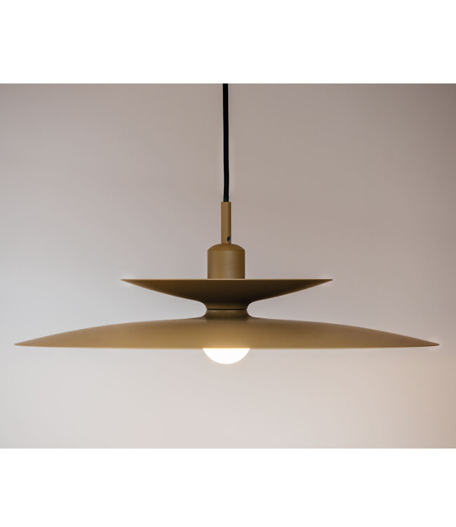 Artdelight Artdelight Design-Pendelleuchte Linares - Braun
