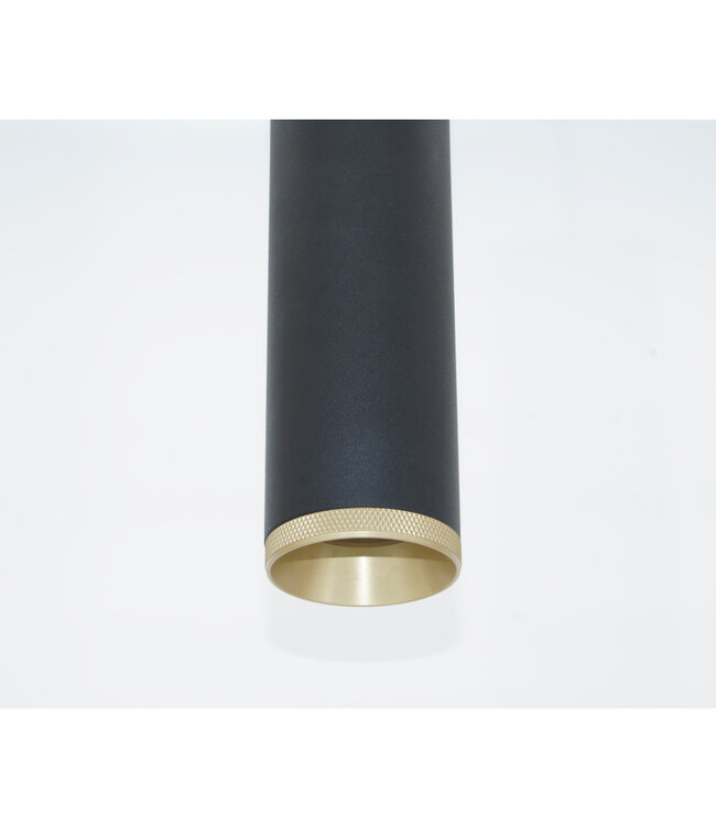 Artdelight Artdelight Industrielle GU10-Pendelleuchte Milano 15 cm - Schwarz