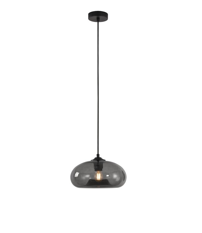 Artdelight Artdelight Glas-Pendelleuchte Paradise - Rauchgrau