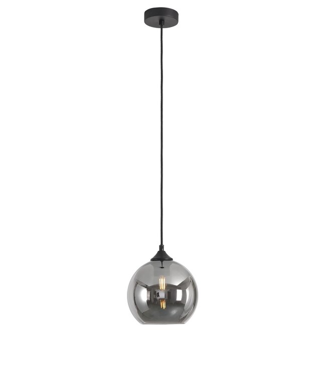 Artdelight Artdelight Glas-Pendelleuchte Marino 20 cm - Titanglas