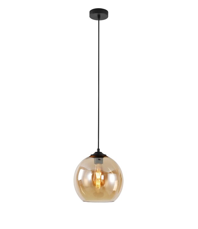 Artdelight Artdelight Glas-Pendelleuchte Marino 25 cm - Bernstein