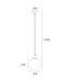 Artdelight Artdelight Glas-Pendelleuchte Marino 25 cm - Bernstein