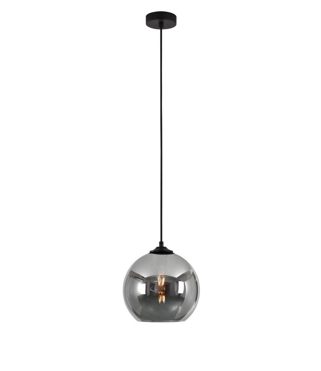 Artdelight Artdelight Glas-Pendelleuchte Marino 25 cm - Titanglas