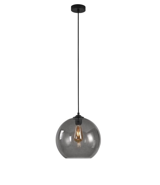 Artdelight Artdelight Glas-Pendelleuchte Marino 30 cm - Rauchgrau