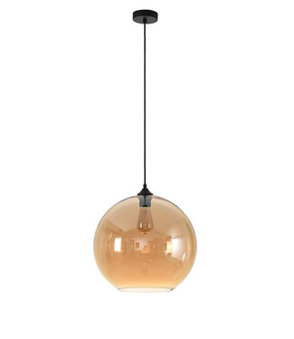 Artdelight Pendelleuchte Marino 40 cm - Bernstein