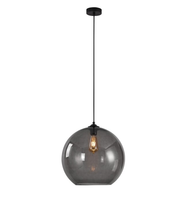 Artdelight Artdelight Glas-Pendelleuchte Marino 40 cm - Rauchgrau