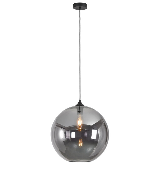 Artdelight Artdelight Glas-Pendelleuchte Marino 40 cm - Titanglas