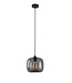 Artdelight Artdelight Glas-Pendelleuchte Preston 24 cm - Rauchgrau
