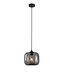 Artdelight Artdelight Glas-Pendelleuchte Preston 24 cm - Rauchgrau