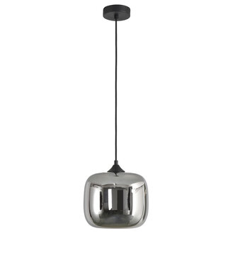 Artdelight Pendelleuchte Preston 24 cm - Titanglas