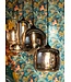 Artdelight Artdelight Glas-Pendelleuchte Preston 24 cm - Titanglas