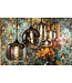Artdelight Artdelight Glas-Pendelleuchte Preston 24 cm - Titanglas