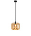 Artdelight Artdelight Glas-Pendelleuchte Preston 28 cm - Bernstein