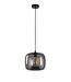 Artdelight Artdelight Glas-Pendelleuchte Preston 28 cm - Rauchgrau