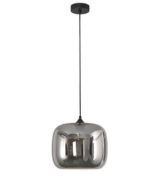 Artdelight Pendelleuchte Preston 28 cm - Titanglas