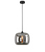 Artdelight Artdelight Glas-Pendelleuchte Preston 28 cm - Titanglas
