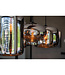 Artdelight Glas-Pendelleuchte Toronto - Titanglas