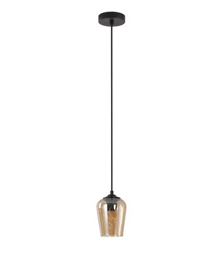Artdelight Pendelleuchte Tombo 12,5 cm - Bernstein