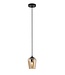 Artdelight Artdelight Glas-Pendelleuchte Tombo 12,5 cm - Bernstein