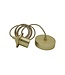 Artdelight Artdelight Glas-Pendelleuchte Tombo 12,5 cm - Braun