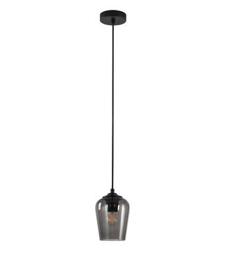 Artdelight Pendelleuchte Tombo 12,5 cm - Rauchgrau