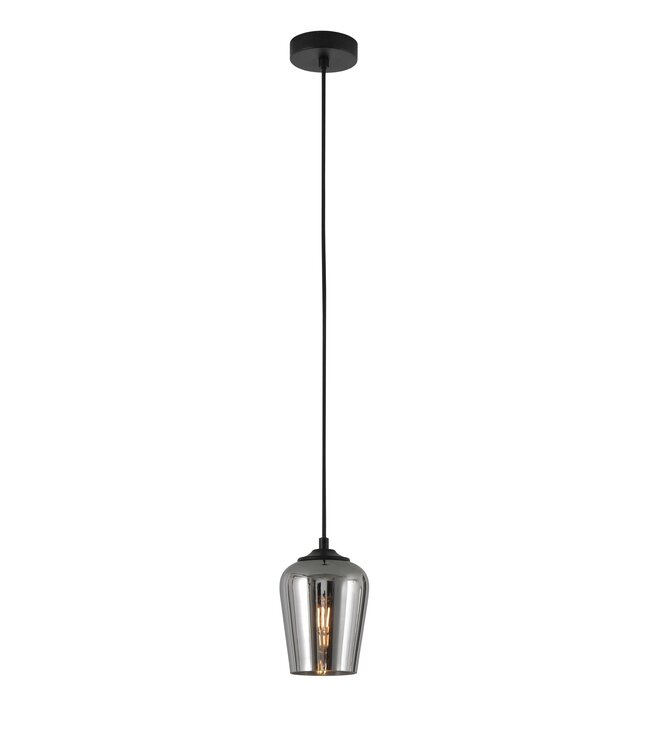 Artdelight Artdelight Glas-Pendelleuchte Tombo 12,5 cm - Titanglas