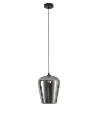 Artdelight Pendelleuchte Tombo 23 cm - Titanglas