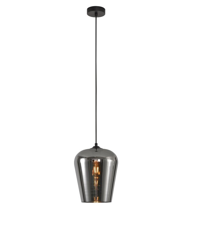 Artdelight Artdelight Glas-Pendelleuchte Tombo 23 cm - Titanglas