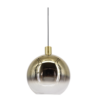 Artdelight Pendelleuchte Rosario 20 cm - Gold/Klarglas