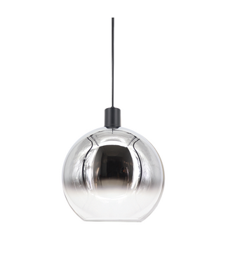 Artdelight Pendelleuchte Rosario 20 cm - Titanglas/Klarglas