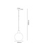 Artdelight Artdelight Glas-Pendelleuchte Rosario 30 cm - Gold/Klarglas