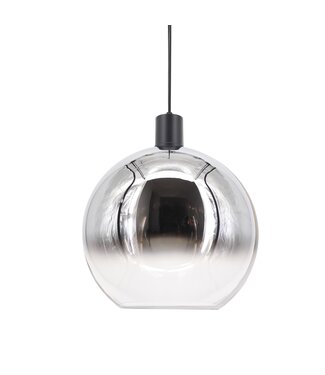 Artdelight Pendelleuchte Rosario 30 cm - Titanglas/Klarglas